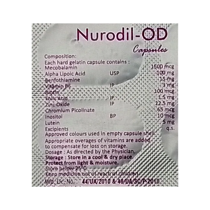 NURODIL OD CAPSULE 10'S