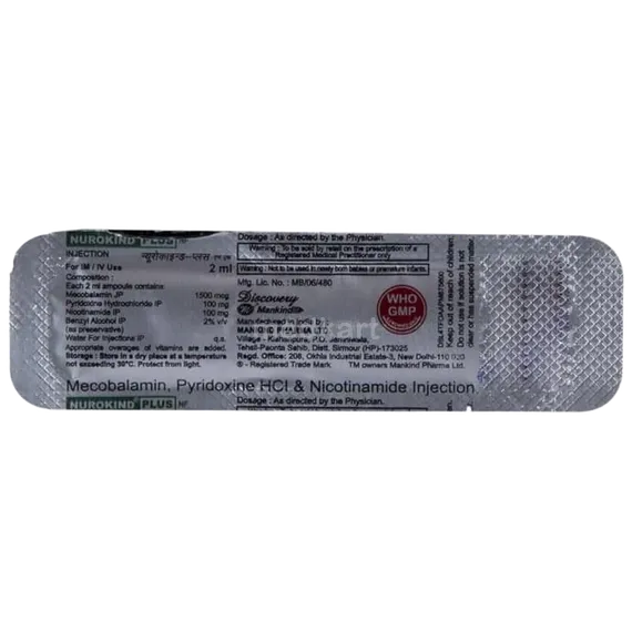 NUROKIND PLUS INJECTION 2 ML Price, Uses, Side Effects & Substitutes ...