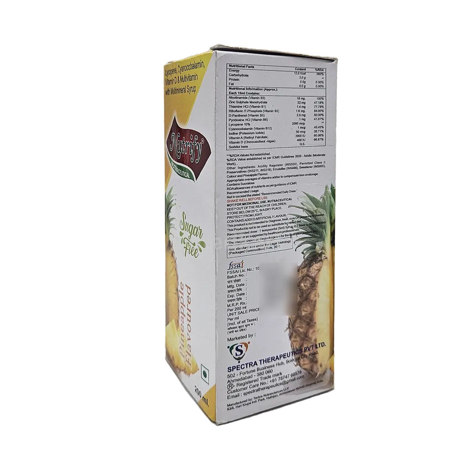 NUTRIFY SYRUP 200 ML