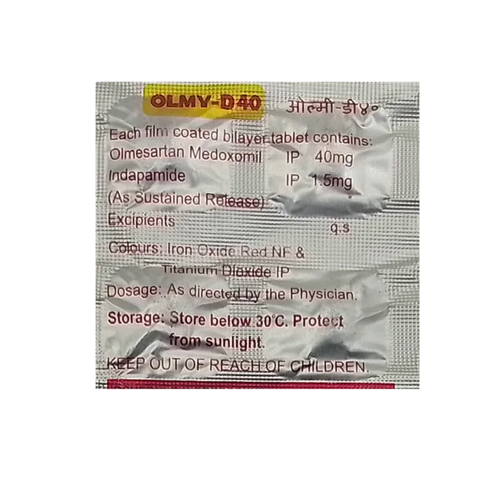 OLMY D 40MG TABLET 10'S