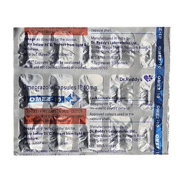 OMEZ 10MG CAPSULE 15'S