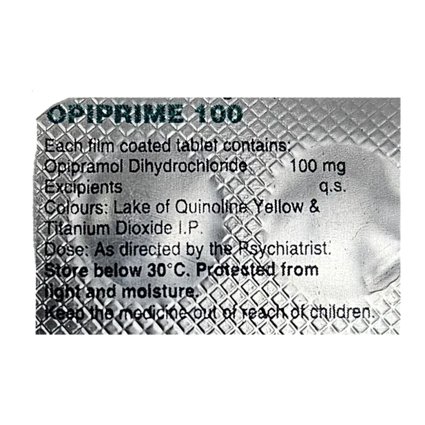 OPIPRIME 100MG TABLET 10'S