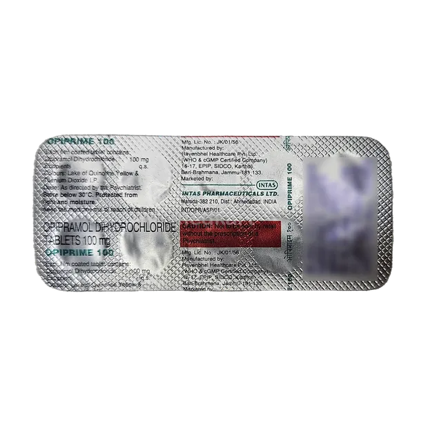 OPIPRIME 100MG TABLET 10'S
