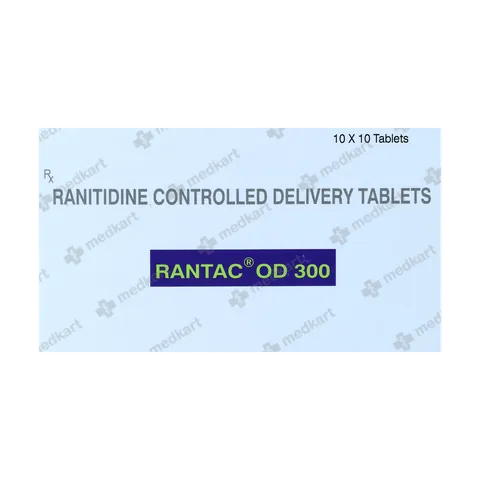 RANTAC OD 300MG TABLET 10'S