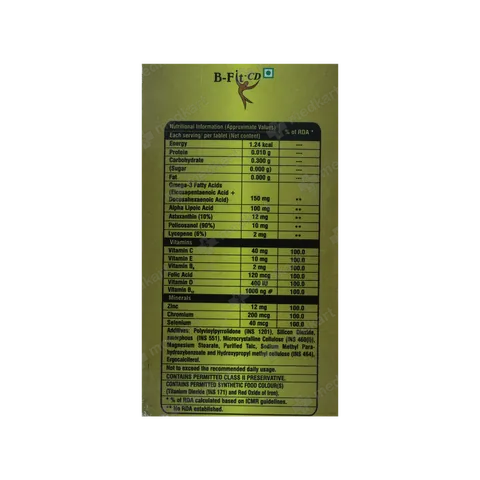 B FIT CD TABLET 10'S