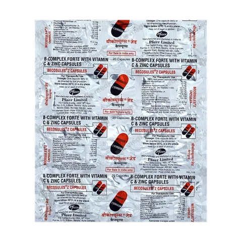 BECOSULES Z CAPSULE 20'S