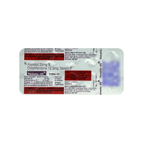 TENORIC 25MG TABLET 10'S