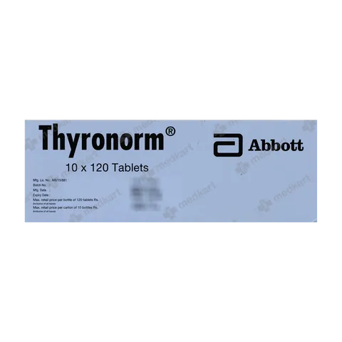 THYRONORM 150MCG TABLET 120'S