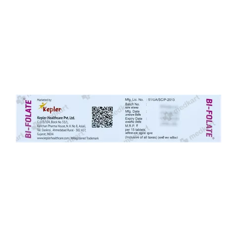BI FOLATE TABLET 15'S