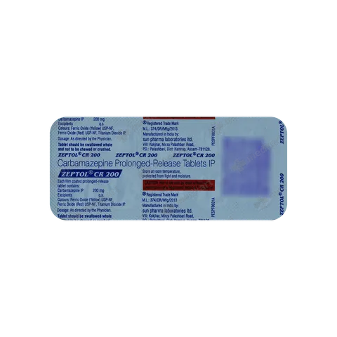 ZEPTOL CR 200MG TABLET 10'S