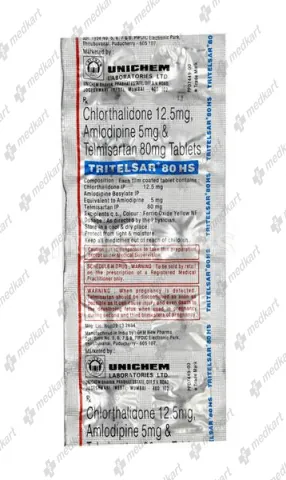 TRITELSAR 80MG HS TABLET 10'S