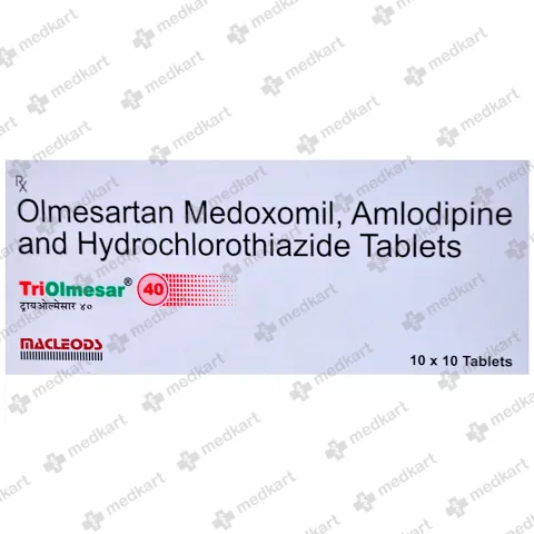 TRIOLMESAR 40MG TABLET 10'S