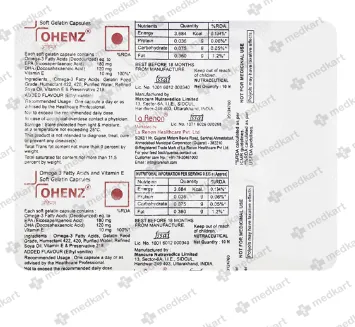 OHENZ CAPSULE 10'S