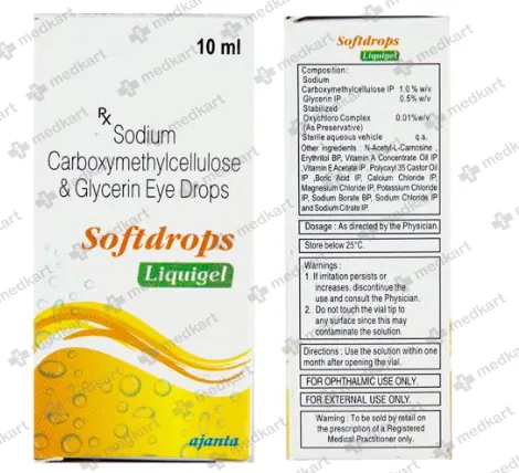 SOFTDROPS LIQUIGEL 10 ML