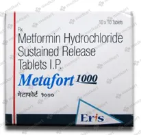 METAFORT 1000MG TAB 1X10    Medkart Pharmacy | Generic Medicines Online - Best Online Pharmacy App