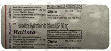 RALISTA 60MG TAB 1X10  - Medkart Pharmacy | Generic Medicines Online - Best Online Pharmacy App