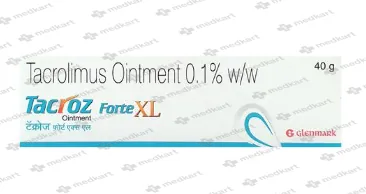 TACROZ FORTE XL OINTMENT 40GM   Medkart Pharmacy | Generic Medicines Online - Best Online Pharmacy App