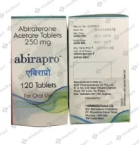 ABIRAPRO 250MG TAB 1X120   Medkart Pharmacy | Generic Medicines Online - Best Online Pharmacy App  