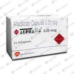 ALPHA D3 0.25MCG CAPSULE 10'S - Medkart Pharmacy | Generic Medicines Online - Best Online Pharmacy App