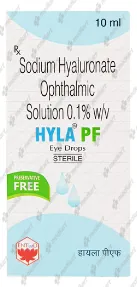 HYLA PF EYE DROPS 10ML    Medkart Pharmacy | Generic Medicines Online - Best Online Pharmacy App