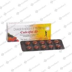 CALCIFIT D TABLET 10'S - Medkart Pharmacy | Generic Medicines Online - Best Online Pharmacy App