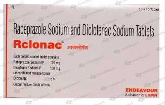 RCLONAC CAP 1X10 Medkart Pharmacy | Generic Medicines Online - Best Online Pharmacy App