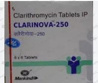 CLARINOVA 250MG TAB 1X6     Medkart Pharmacy | Generic Medicines Online - Best Online Pharmacy App
