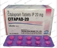 CITAPAD 20MG TAB 1X10     Medkart Pharmacy | Generic Medicines Online - Best Online Pharmacy App
