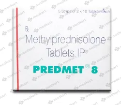 PREDMET 8MG TAB 1X10   Medkart Pharmacy | Generic Medicines Online - Best Online Pharmacy App