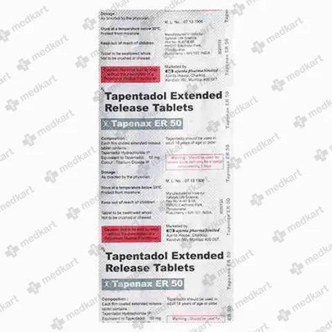 TAPENAX ER 50MG TABLET 10'S