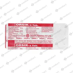 15671 - ORSIK 3 TAB 1X10 - Medkart Pharmacy | Generic Medicines Online - Best Online Pharmacy App