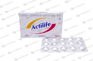 175 - ACTILIFE TAB 1X15 - Medkart Pharmacy | Generic Medicines Online - Best Online Pharmacy App