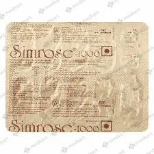 12221 - SIMROSE 1000MG CAP 1X10 - Medkart Pharmacy | Generic Medicines Online - Best Online Pharmacy App