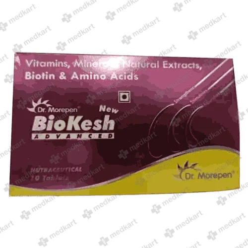 1562 - BIOKESH ADVANCED TAB 1X10 - Medkart Pharmacy | Generic Medicines Online - Best Online Pharmacy App