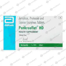 PANKREOFLAT HD TAB 1X10 - 16530 - Medkart Pharmacy | Generic Medicines Online - Best Online Pharmacy App