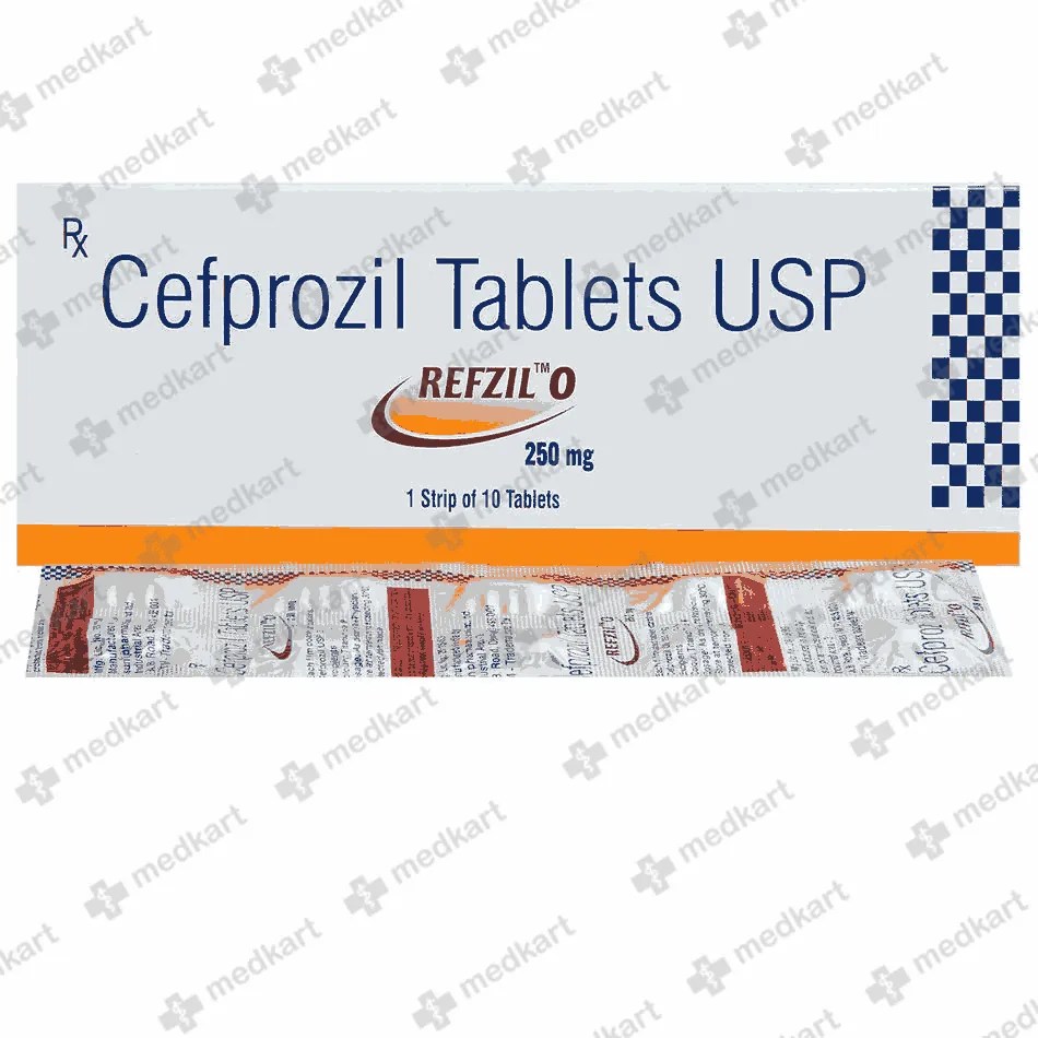 REFZIL O 250MG TAB 1X10 - 11215 - Medkart Pharmacy | Generic Medicines Online - Best Online Pharmacy App