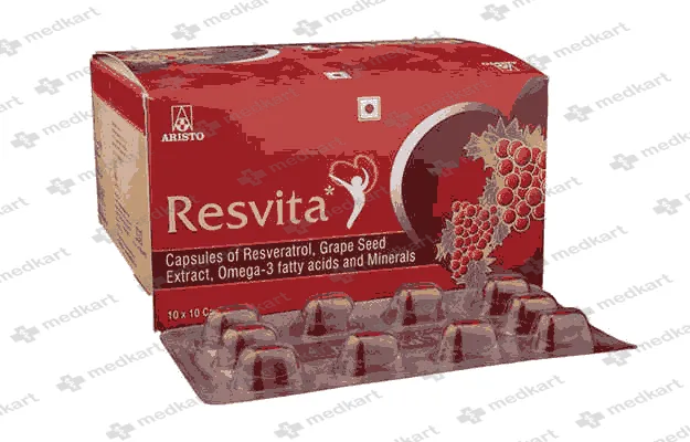 RESVITA CAP 1X10 - 11341 - Medkart Pharmacy | Generic Medicines Online - Best Online Pharmacy App