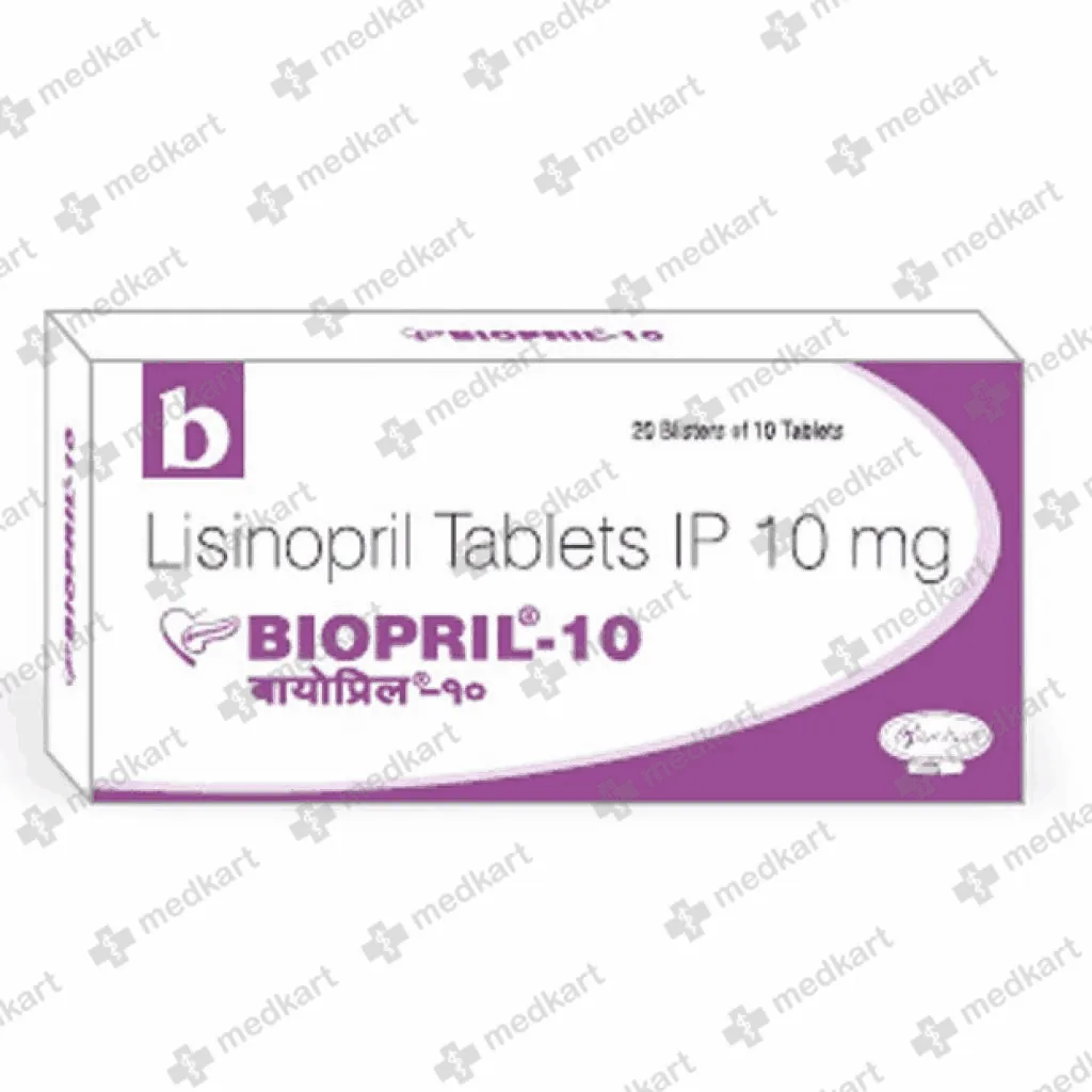  Buy BIOPRIL 10MG TABLET 10'S Online