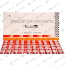  Buy CIFRAN 500MG TABLET 10'S Online