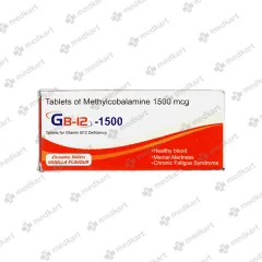 GB 12 TAB 1X10 - 5412 - Medkart Pharmacy | Generic Medicines Online - Best Online Pharmacy App
