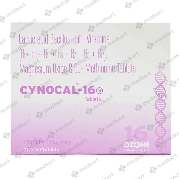 CYNOCAL 16MG TAB 1X30 - 3045 - Medkart Pharmacy | Generic Medicines Online - Best Online Pharmacy App