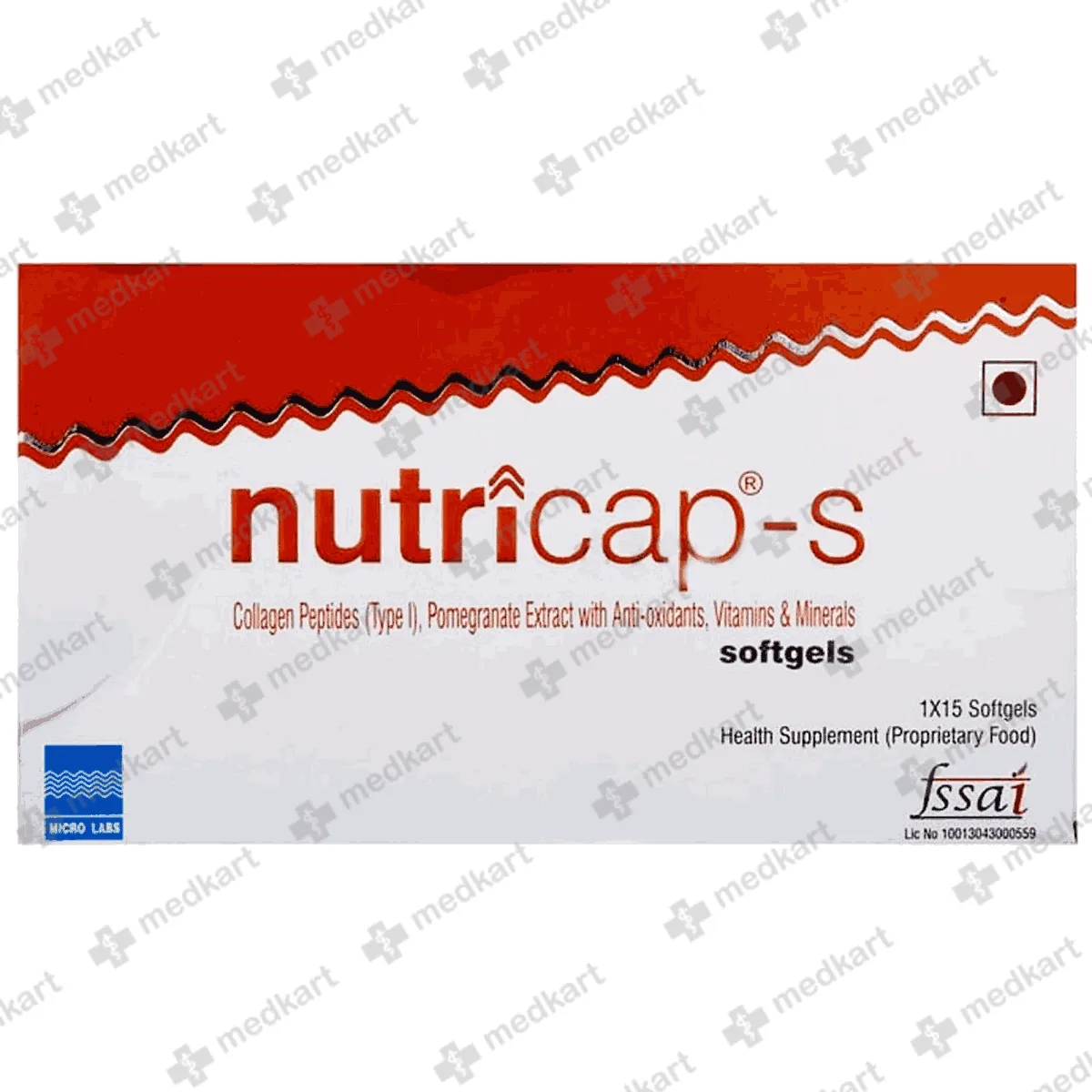 NUTRICAP S CAP 1X15 - 9496 - Medkart Pharmacy | Generic Medicines Online - Best Online Pharmacy App