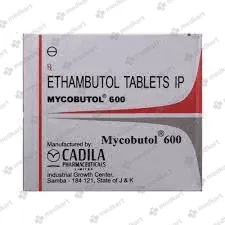 MYCOBUTOL 600MG TAB 1X10 - 8746 - Medkart Pharmacy | Generic Medicines Online - Best Online Pharmacy App