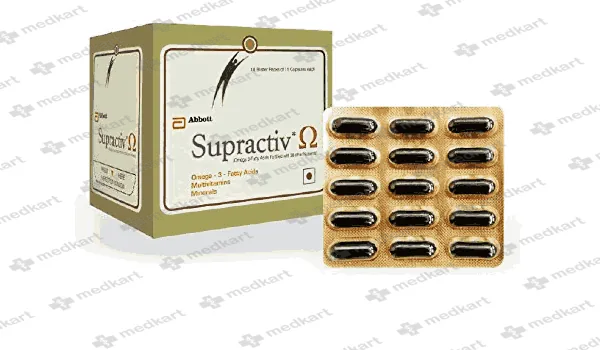 SUPRACTIV CAP 1X15 - 12690 - Medkart Pharmacy | Generic Medicines Online - Best Online Pharmacy App
