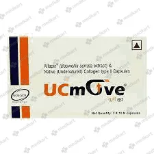 UCMOVE CAP 1X10 - 14067 - Medkart Pharmacy | Generic Medicines Online - Best Online Pharmacy App
