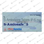 S AMLOSAFE 5MG TAB 1X10 - 11827 - Medkart Pharmacy | Generic Medicines Online - Best Online Pharmacy App