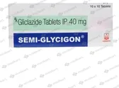 SEMI GLYCIGON 40MG TAB 1X10 - 12027 - Medkart Pharmacy | Generic Medicines Online - Best Online Pharmacy App