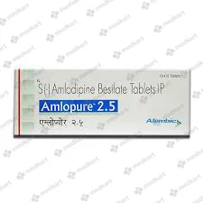 AMLOPURE 2.5MG TAB 1X10 - 568 - Medkart Pharmacy | Generic Medicines Online - Best Online Pharmacy App