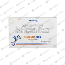 OSTEOFIT MAX CAP 1X10 - 9982 - Medkart Pharmacy | Generic Medicines Online - Best Online Pharmacy App