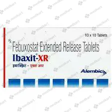 IBAXIT XR 40MG TAB 1X10 - 16296 - Medkart Pharmacy | Generic Medicines Online - Best Online Pharmacy App